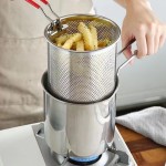 Stainless Steel Frying Pot: Small Milk Pot + Japanese Style + Oil-Saving
