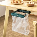 Retractable Trash Bag Holder: Foldable + Storage Rack + No Drilling + Wall-Mount