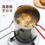 Stainless Steel Frying Pot: Small Milk Pot + Japanese Style + Oil-Saving