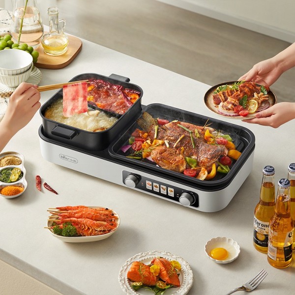 Multi-Functional Electric Pot: Grill + Boil